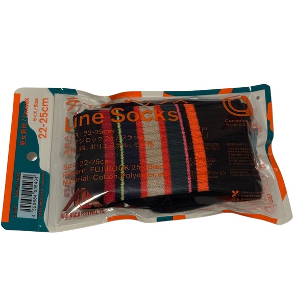 Family Mart Fuji Rock Festival ’25 Socks NIP - Picture 1 of 3